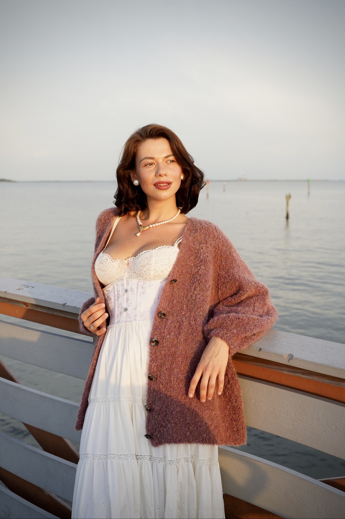 Antique Rose Cardigan