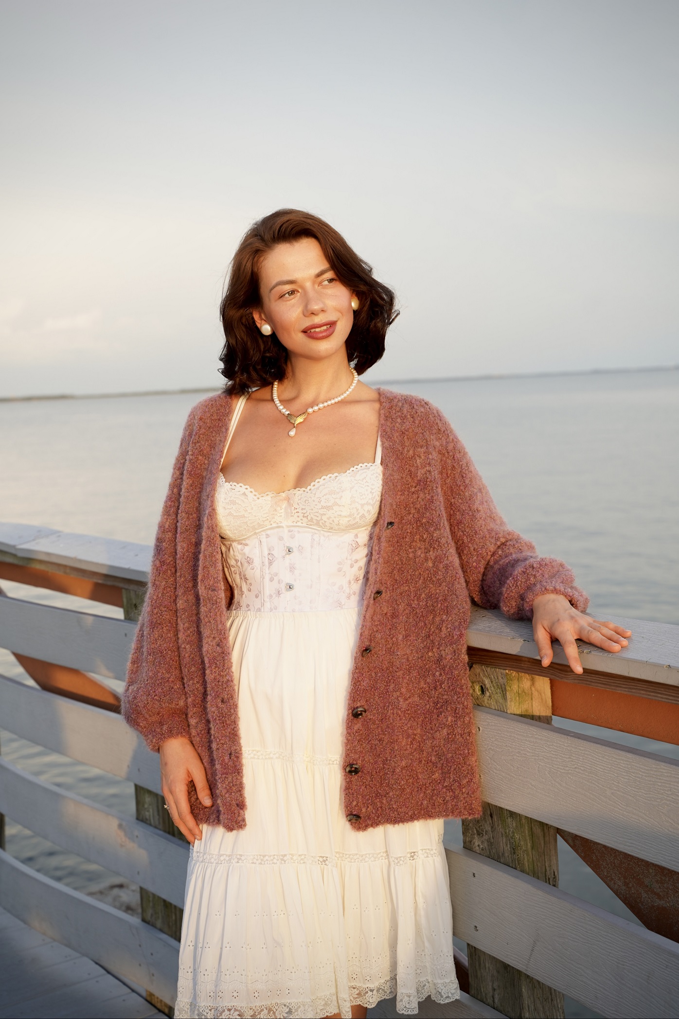 Antique Rose Cardigan