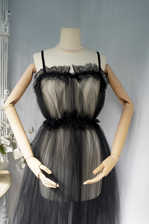 Marabou Boudoir Dress